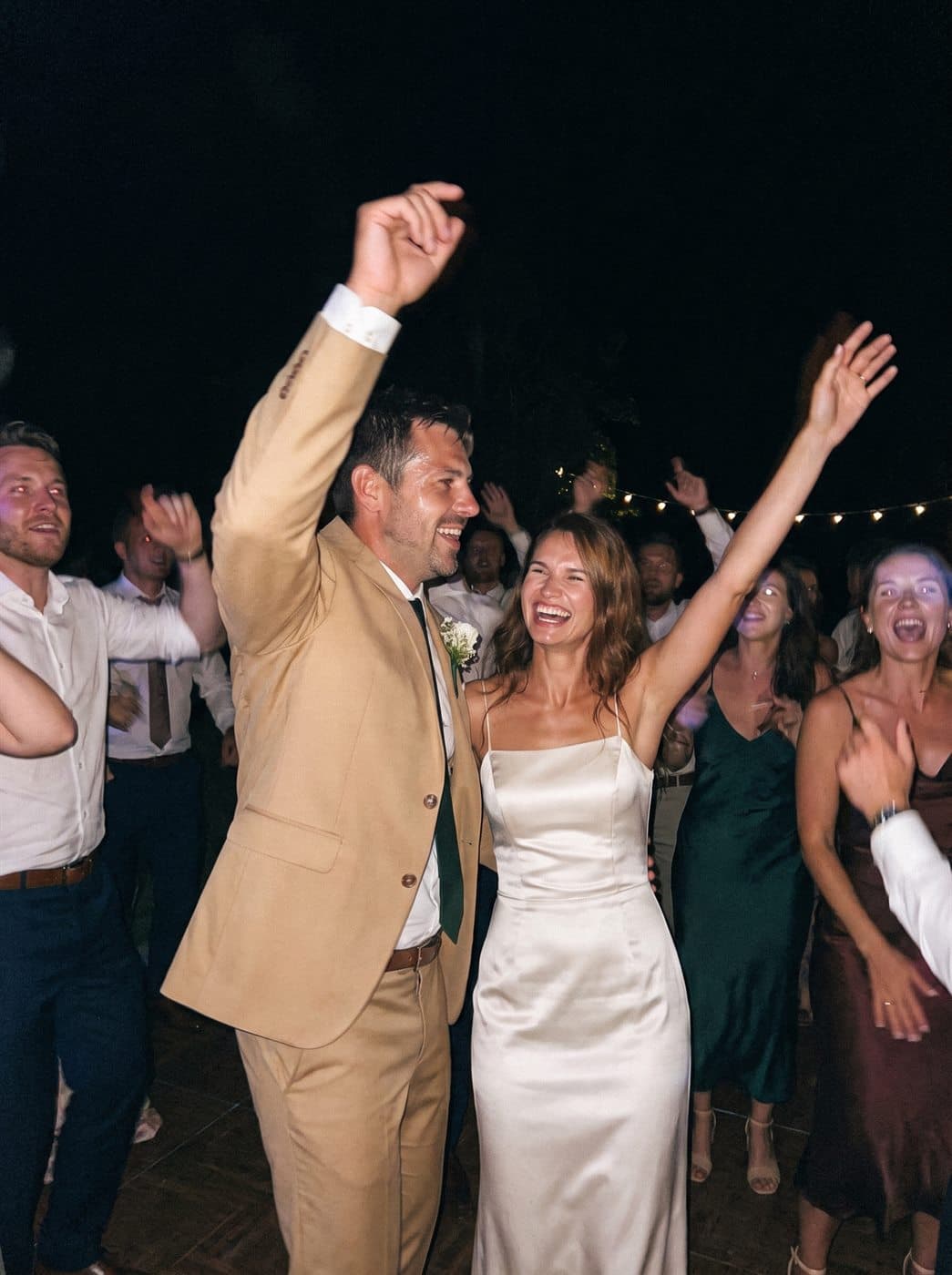 Dancing on the dance floor