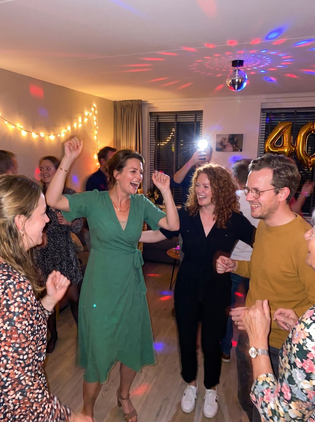 Dancing in the living room