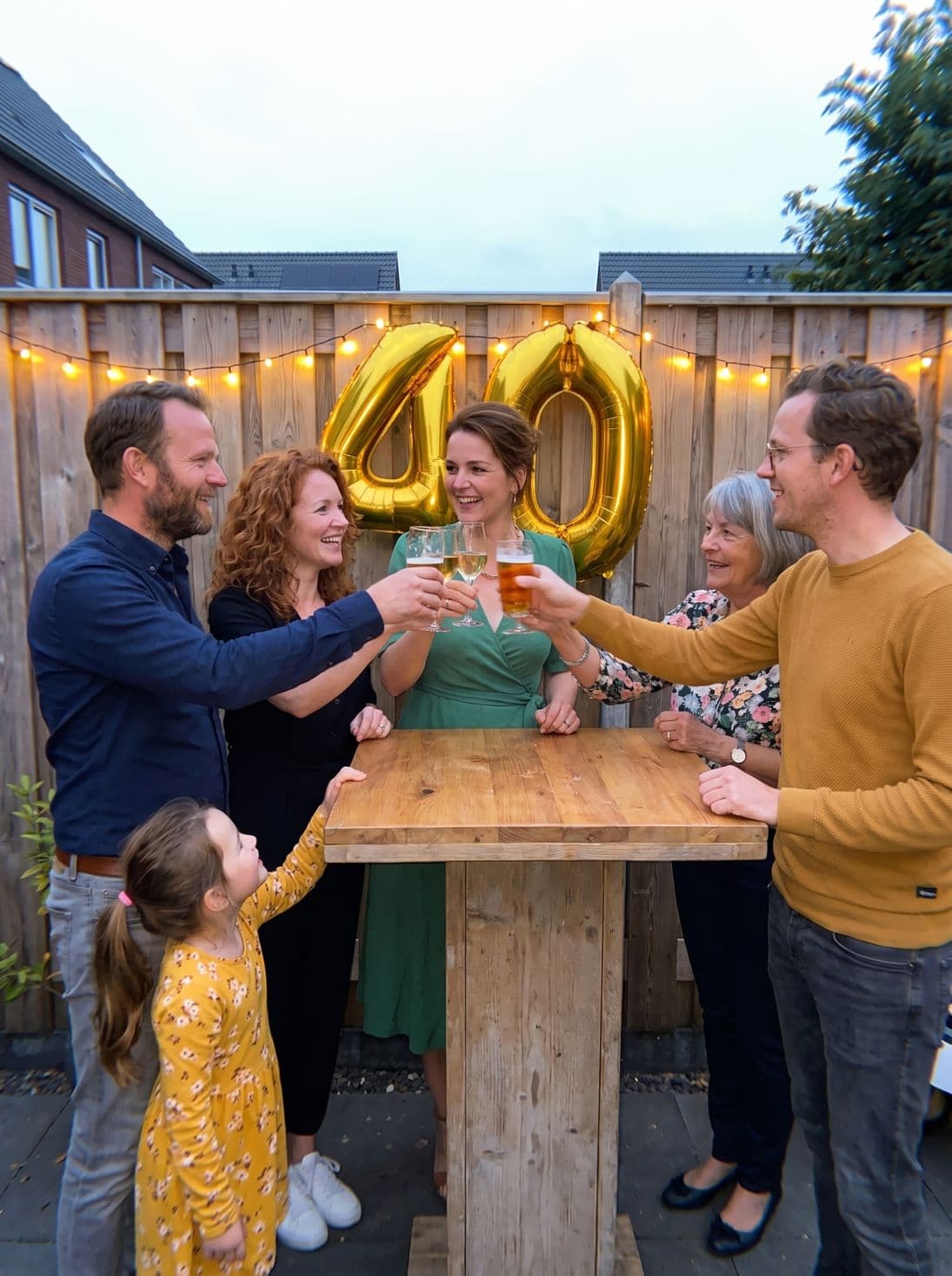A toast to the birthday girl