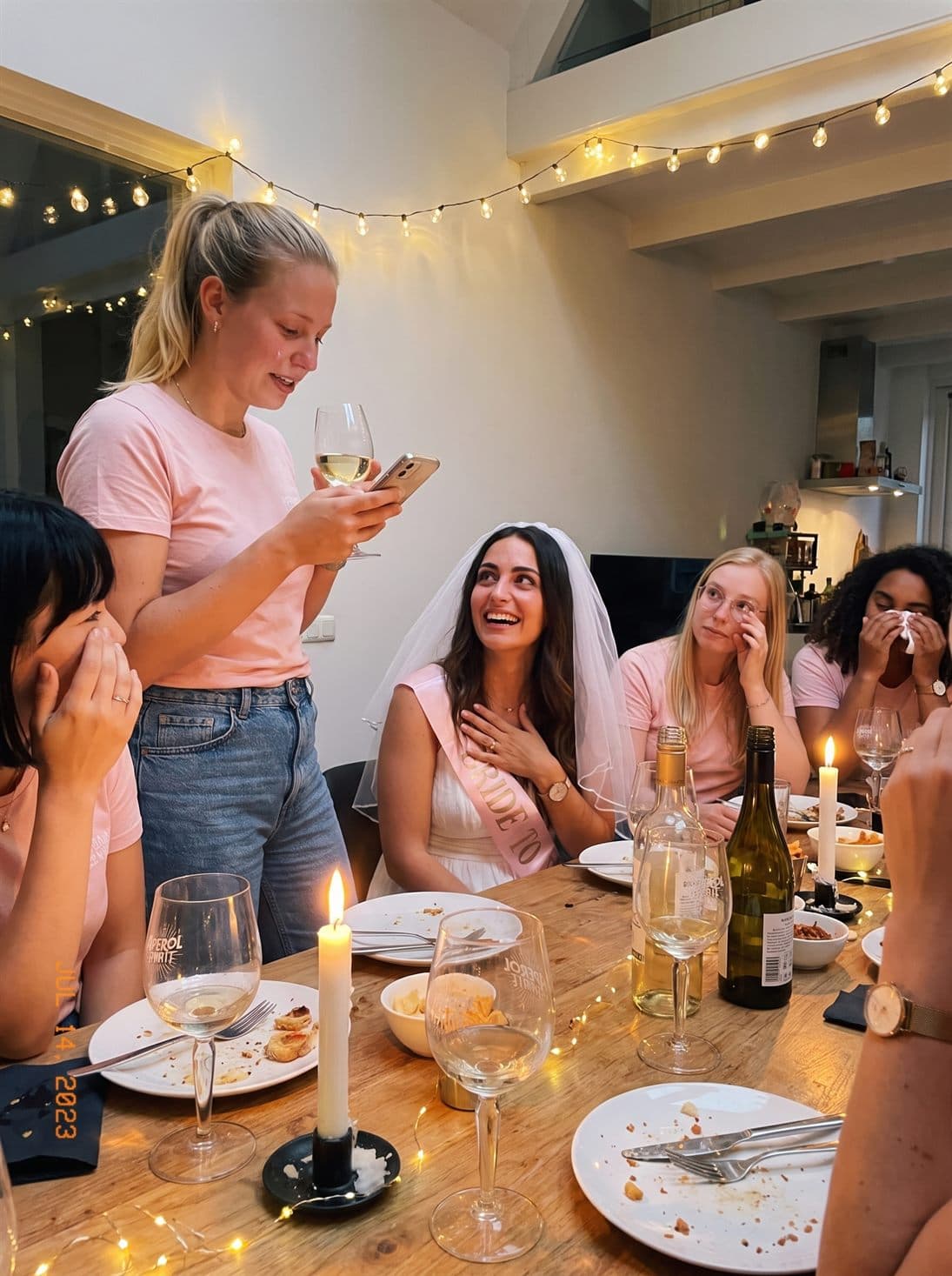 The speech at dinner